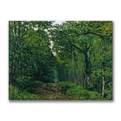 Alfred Sisley The Avenue of Chestnut Trees Medium Canvas Art
