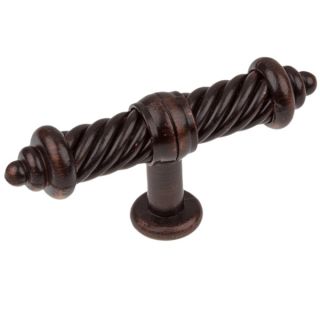 GlideRite 3.5 inch Oil Rubbed Bronze Twisted Cabinet Drawer Knob Pulls