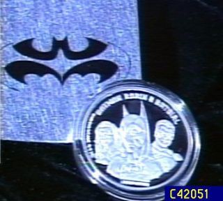 Warner Bros. Exclusive Batman & Robin Movie Coin    C42051 —