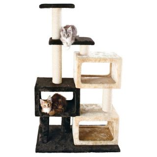 Tixie Pet Bartolo Cat Tree   Chocolate Brown