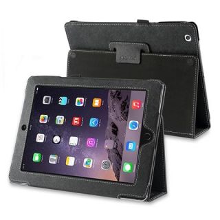 Insten Embossed Leather Case w/ Stand For Apple iPad 2 / 3 / 4, Black (Supports Auto Sleep/Wake)