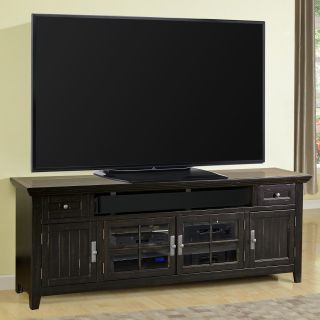 Parker House Tahoe 84 in. TV Console   Vintage Burnished Black   TV Stands