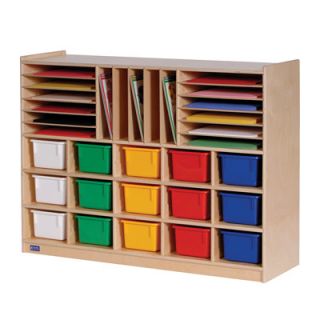 Steffy Wood Products Multi Section Mobile Storage Cabinet
