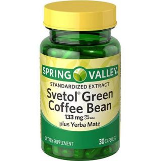 Spring Valley Svetol Green Coffee Bean plus Yerba Mate Capsules, 30 count