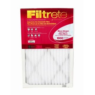 Filtrete 6 Pack 1000 Series Electrostatic Pleated Air Filters (Common 24 in x 28 in x 1 in; Actual 23.88 in x 27.88 in x .80 in)