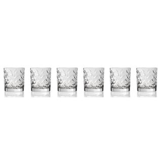 Lorren Home Trends Reagan Collection Crystal Double Old Fashion