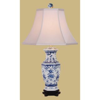 East Enterprises LPBW1012S Vase Table Lamp   Blue and White   Table Lamps