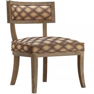 Baxton Studio Thomas Eiffel Beige Linen Rustic Chair