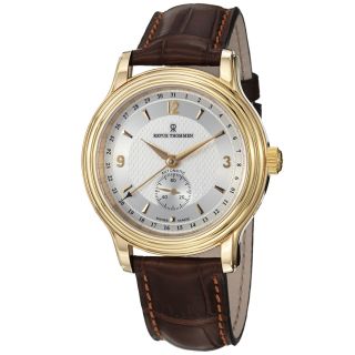 Revue Thommen Mens 14200.2512 Classic Brown Leather Strap Watch