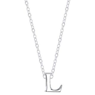 Sterling Small Letter Pendant