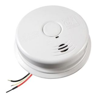 Kidde Worry Free 120 Volt Hardwired Inter Connectable Smoke Alarm with 10 Year Battery Backup 21010407 A