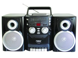 Naxa NPB 426 Portable CD Player w/ AM/FM Stereo Radio Cassette Player/Recorder
