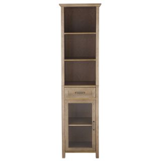 Elegant Home Fashions Westport 65 in H x 17 in W x 13 1/2 in D Reclaimed Wood Linen Cabinet