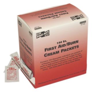 Pac Kit First Aid Burn Cream   144 Per Box