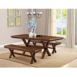 Better Homes and Gardens Maddox 3 Piece Dining Set with Bench