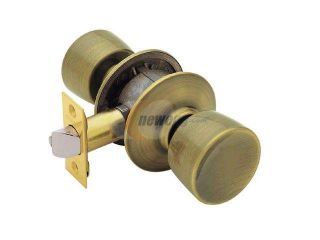 Schlage F40VBEL609 Blackened Satin Brass Bell Knob Privacy Set