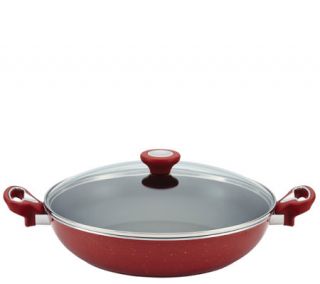 Farberware New Traditions Speckled 12 1/2 Covered Skillet —