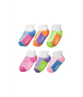 Jefferies Socks Sporty 1/2 Cushion Quarter with Non Skids 6 Pack (Infant/Toddler) Multi