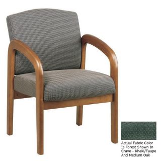 Office Star WorkSmart Medium Oak Accent Chair