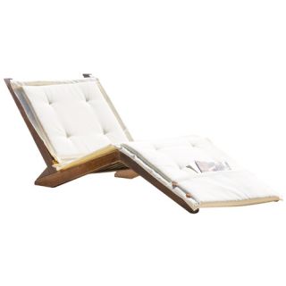 Home Loft Concepts Granville Chaise Lounge with Ivory Cushion