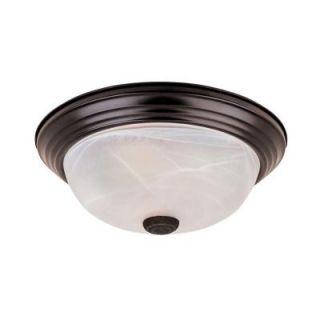 Designers Fountain Shelley Collection 2 Light Oil Rubbed Bronze Fluorescent Ceiling Compact Flushmount ES1257M ORB AL