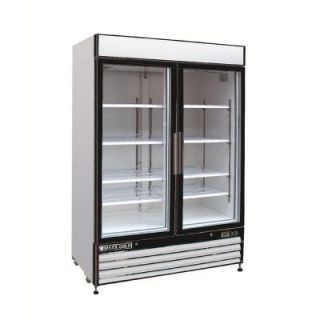 Maxx Cold X Series 48 cu. ft. Double Door Upright Merchandiser Freezer in White MXM2 48F