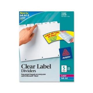 Avery Index Maker Clear Label Divider AVE11446