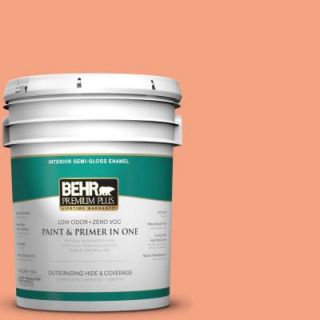 BEHR Premium Plus 5 gal. #P190 4 Siren Semi Gloss Enamel Interior Paint 340005