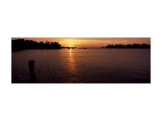 Sunrise over the sea, Bermuda Poster Print by Panoramic Images (27 x 9)