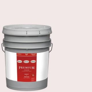 Glidden Premium 5 gal. #HDGR44U Almost Pink Flat Latex Interior Paint with Primer HDGR44UP 05F