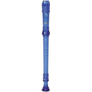 Rhythm Band Canto Recorder with Bag Cleaning Pad and Chart, Translucent Blue