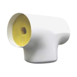 Pipe Fitting Insulation, White , TEE443
