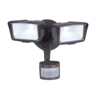 All Pro 270° Bronze Motion Activated LED Outdoor Security Floodlight MST27920LES