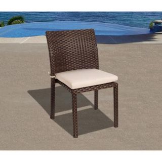 Liberty Outdoor All Weather Wicker Side Chairs, Set of 4, Brown