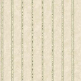 The Wallpaper Company 56 sq. ft. Green Stripe Wallpaper WC1280671