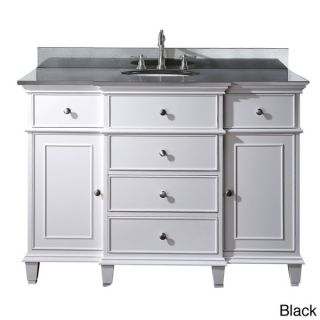 Avanity Windsor 48 inch Single Vanity in White Finish with Sink and