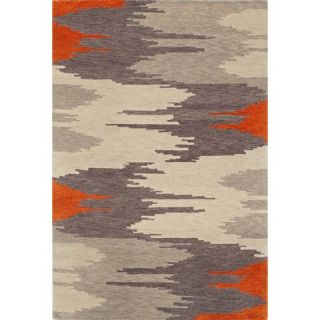 Ikat Chevron/Waves Wool/Banana Viscose Rug