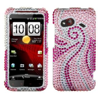INSTEN Phoenix Tail Diamante Phone Case Cover for HTC ADR6410