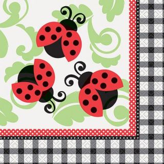 Ladybug Party Napkins, 16ct