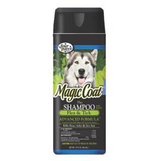 Four Paws Magic Coat Plus Flea and Tick Shampoo   16 oz.   Dog Grooming Supplies