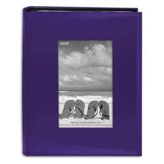 Pioneer Photo Albums 200 pocket Sewn Bright Purple Leatherette Frame