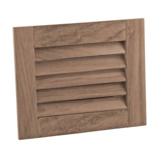 Louver Solid Teak Door and Frame