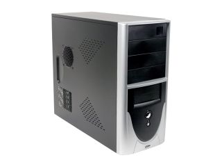 APEX PC 319 2 Tone Steel ATX Mid Tower Computer Case 300W Power Supply