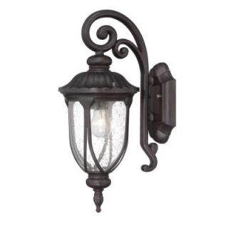 Acclaim Lighting Laurens Collection Wall Mount 1 Light Outdoor Black Coral Light Fixture 2202BC