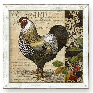 Suzanne Nicoll Studio Urban Farmhouse French Country Rooster II Framed