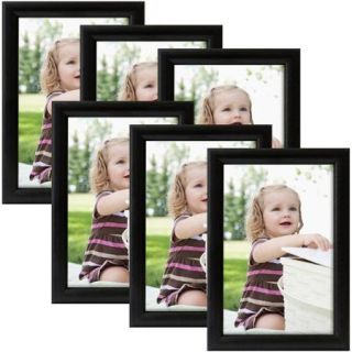 Black Bullnose Frame, Set of 6