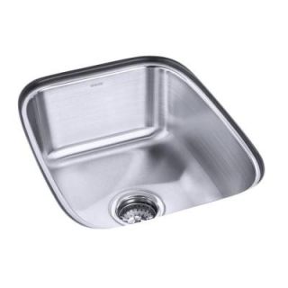 STERLING Springdale Undermount Stainless Steel 16 in. Single Bowl Kitchen Sink 11449 NA