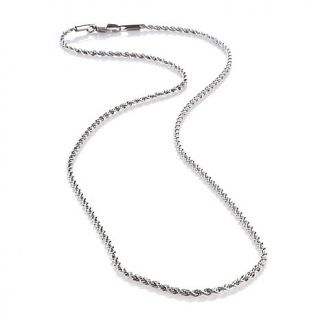 Michael Anthony Jewelry ® 2mm Stainless Steel Rope Chain   10061788