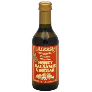 Alessi Orange Blossom Honey Balsamic Vinegar, 8.5 oz (Pack of 6)