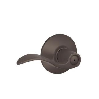 Schlage Accent Oil Rubbed Bronze Bed and Bath Lever F40 ACC 613